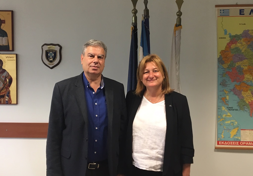 Επίσκεψη υπ. ευρωβουλευτή ΝΔ, Καλυψώς Γούλα στη Γενική Αστυνομική Διεύθυνση Θεσσαλονίκης