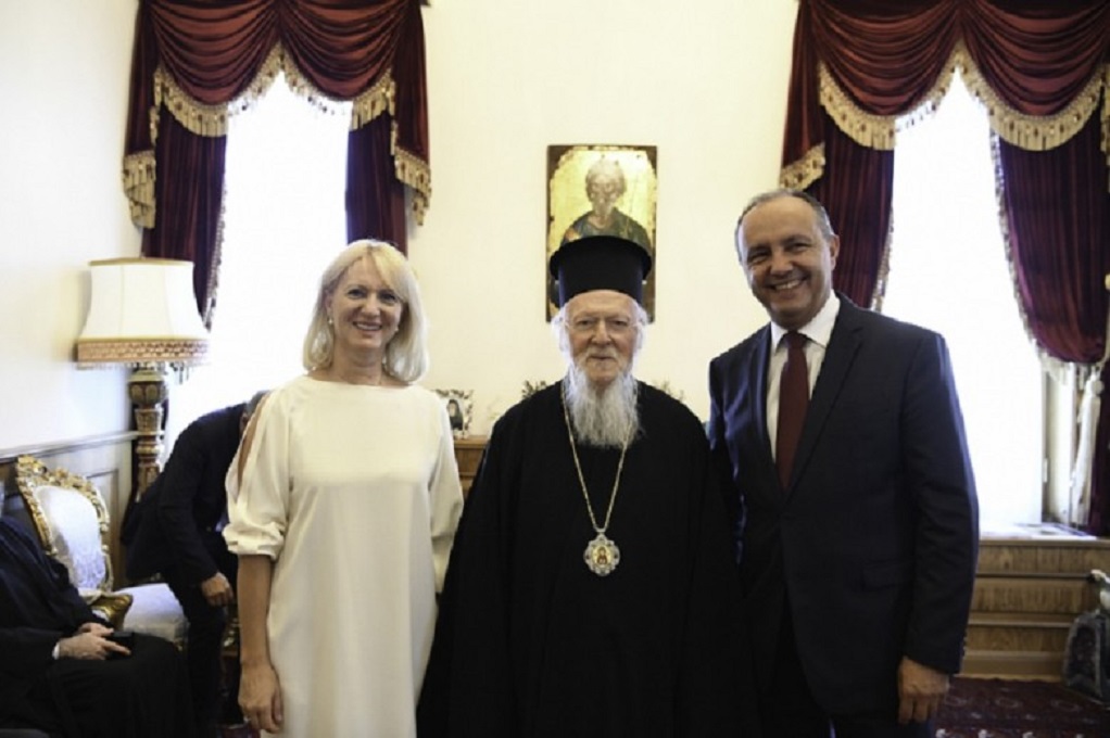 Συνάντηση Θ. Καράογλου με τον Οικουμενικό Πατριάρχη Βαρθολομαίο στο Φανάρι