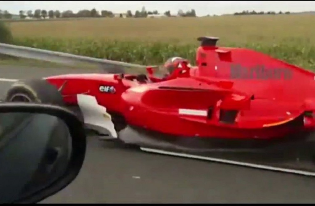 Βγήκε στην Εθνική οδό με Ferrari της F1 και καταζητείται (VIDEO)