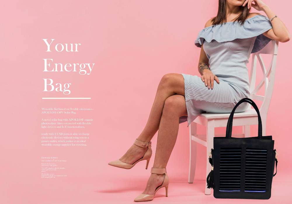 H έξυπνη energy bag by OET, δένει τεχνολογία με μόδα