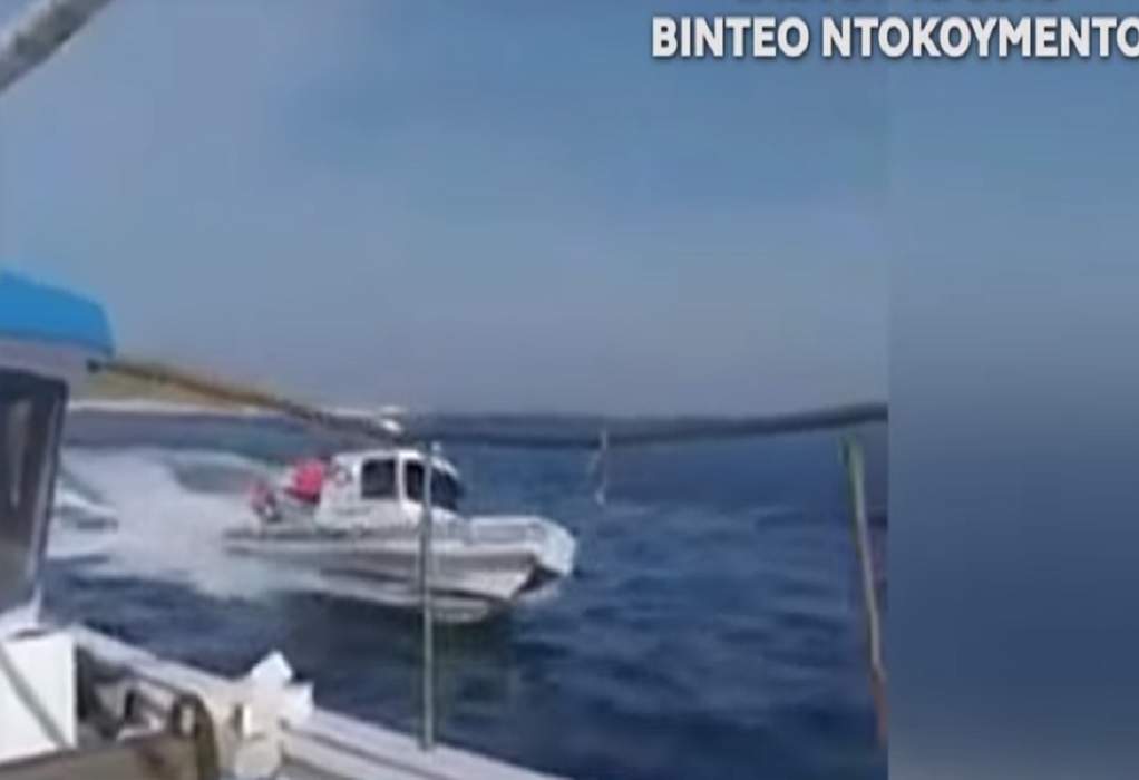 Ίμια: Τούρκοι παρενοχλούν Έλληνες ψαράδες (VIDEO)