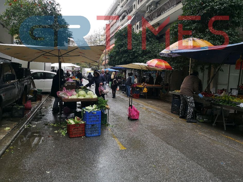 Κορωνοϊός-Θεσσαλονίκη: “Μονά – ζυγά” στις λαϊκές αγορές