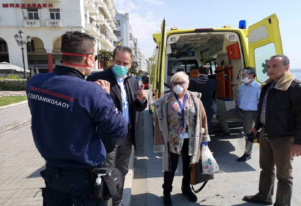 Νοσοκομεία της Θεσσαλονίκης παρέλαβαν προστατευτικό υλικό από τον ΙΣΘ