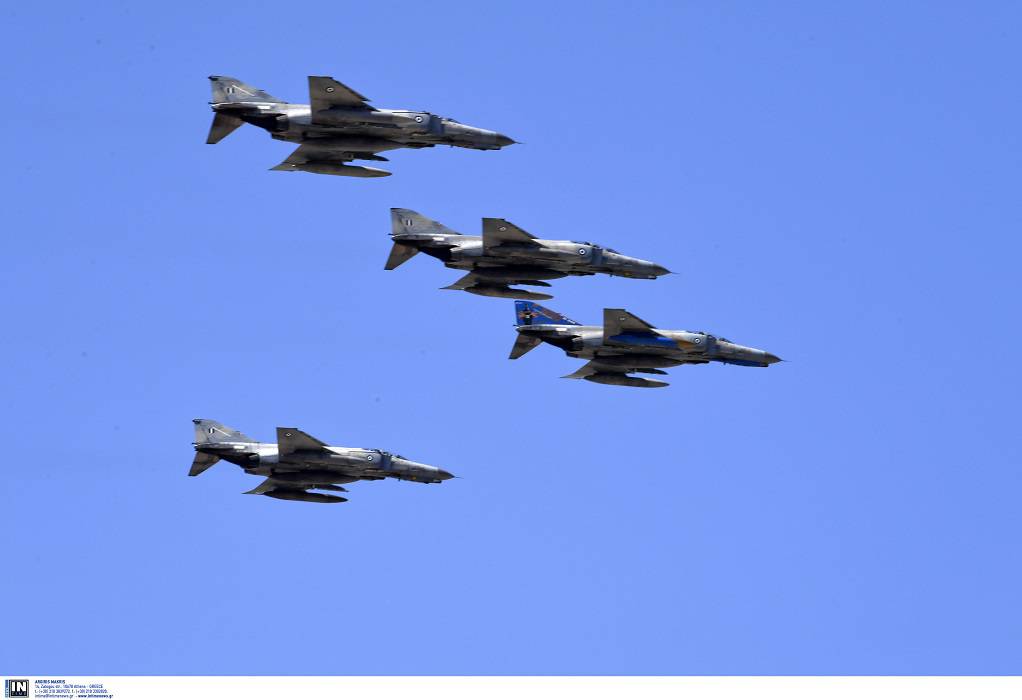 Τέσσερα τουρκικά F-16 πάνω από το Αγαθονήσι