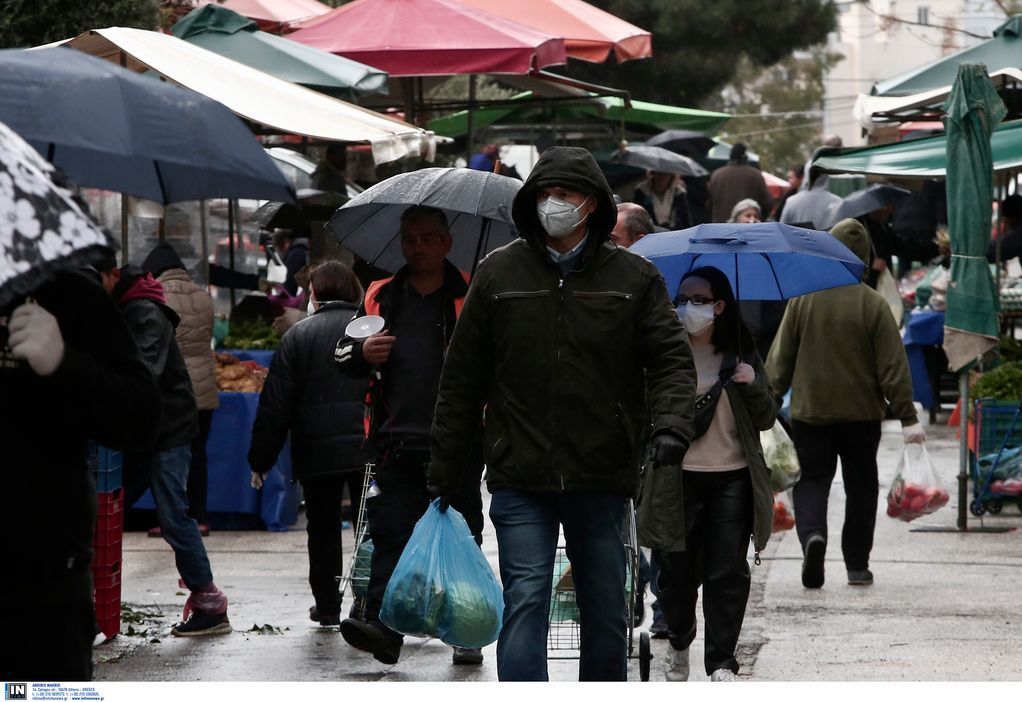 Κλειστές οι λαϊκές αγορές σε όλη την Αττική τη Δευτέρα λόγω της κακοκαιρίας