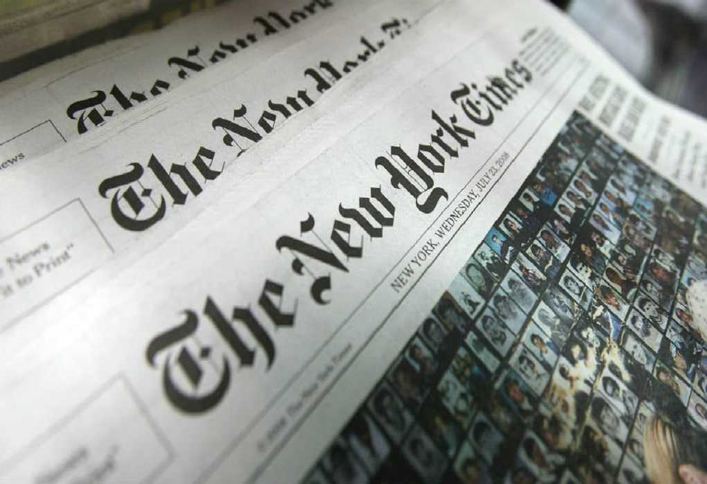 NYT: Παραιτήθηκε ο αρχισυντάκτης των άρθρων γνώμης