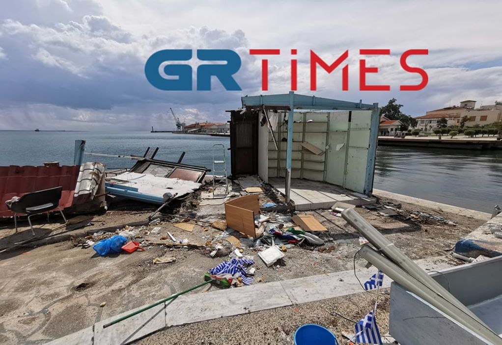 Θεσσαλονίκη: Κατεδαφίζεται το κιόσκι των ψαράδων (ΦΩΤΟ+VIDEO)