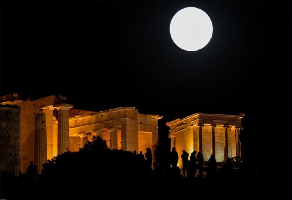 Πανσέληνος και έκλειψη Σελήνης ορατή από την Ελλάδα
