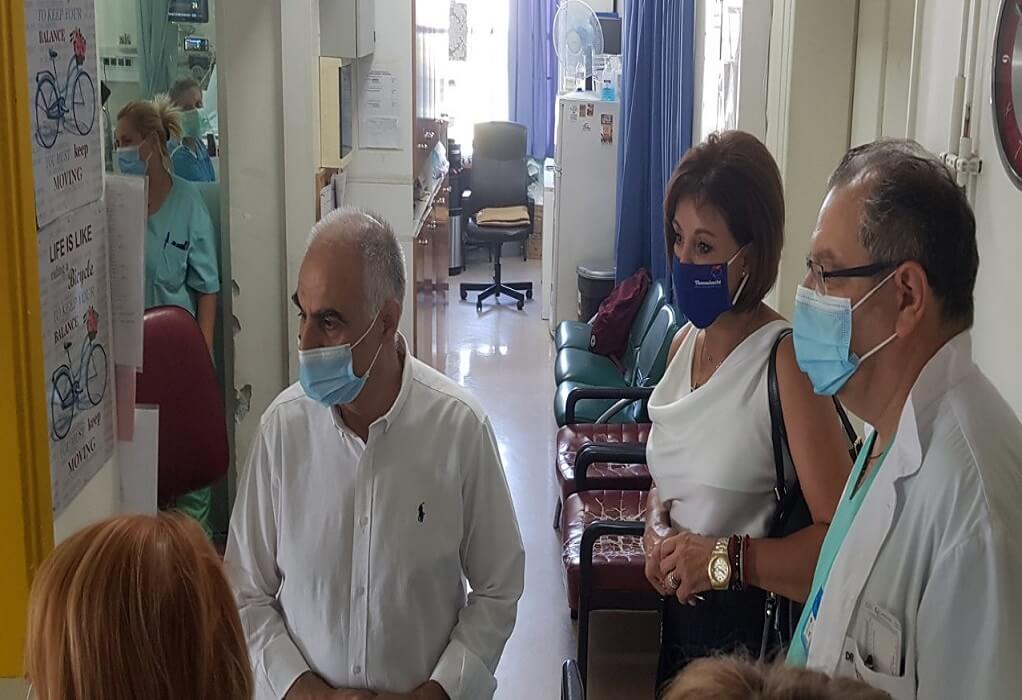 Β. Πατουλίδου: Επίσκεψη στο νοσοκομείο Άγιος Παύλος