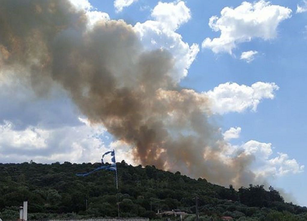 Αντιπεριφερειάρχης Λακωνίας: «Καλύτερη η κατάσταση με τη φωτιά στην περιοχή Καστάνια»