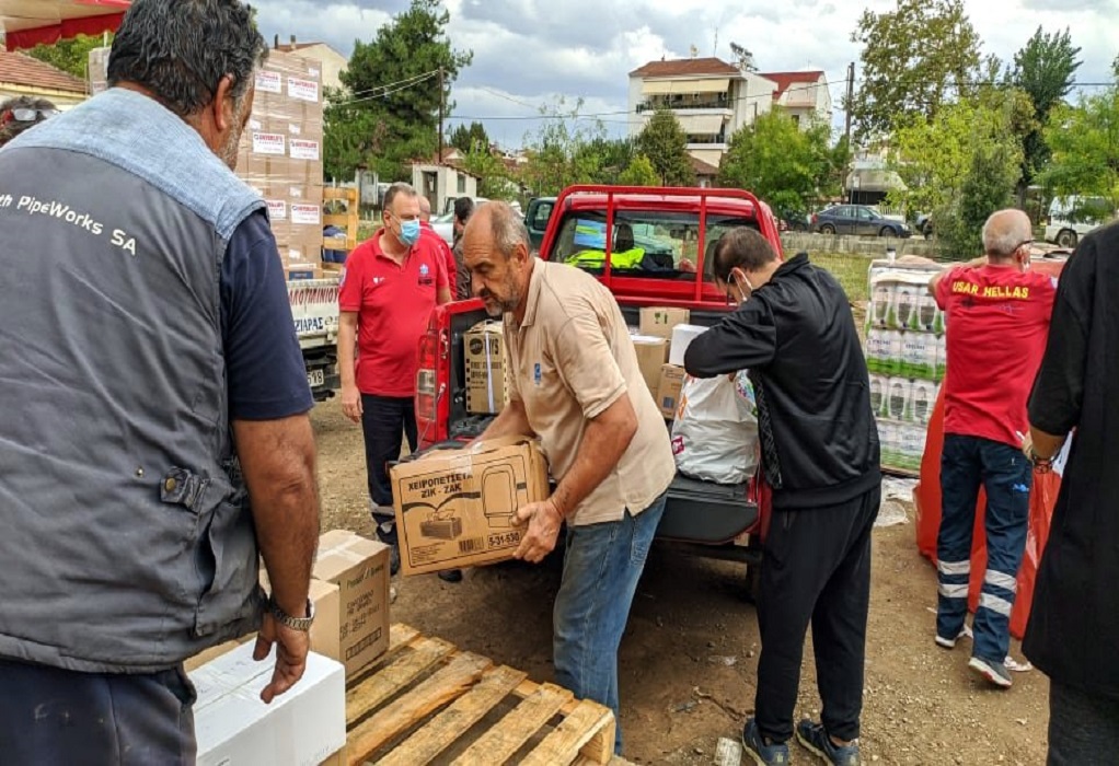 Δήμος Καλαμαριάς: Παραδόθηκε η βοήθεια για τους πληγέντες της Καρδίτσας