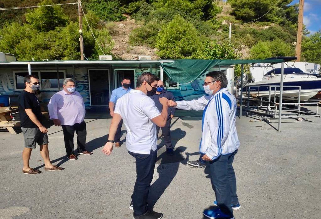 Λ. Αυγενάκης: Επίσκεψη στον Ναυτικό Όμιλο Γαζίου Κρήτης
