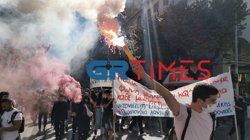 Πορεία μαθητών στη Θεσσαλονίκη – Τα αιτήματα (ΦΩΤΟ-VIDEO)