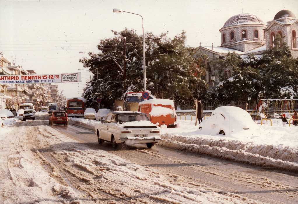Θεσσαλονίκη 1988: Ένας χιονιάς που άφησε ιστορία (ΦΩΤΟ)