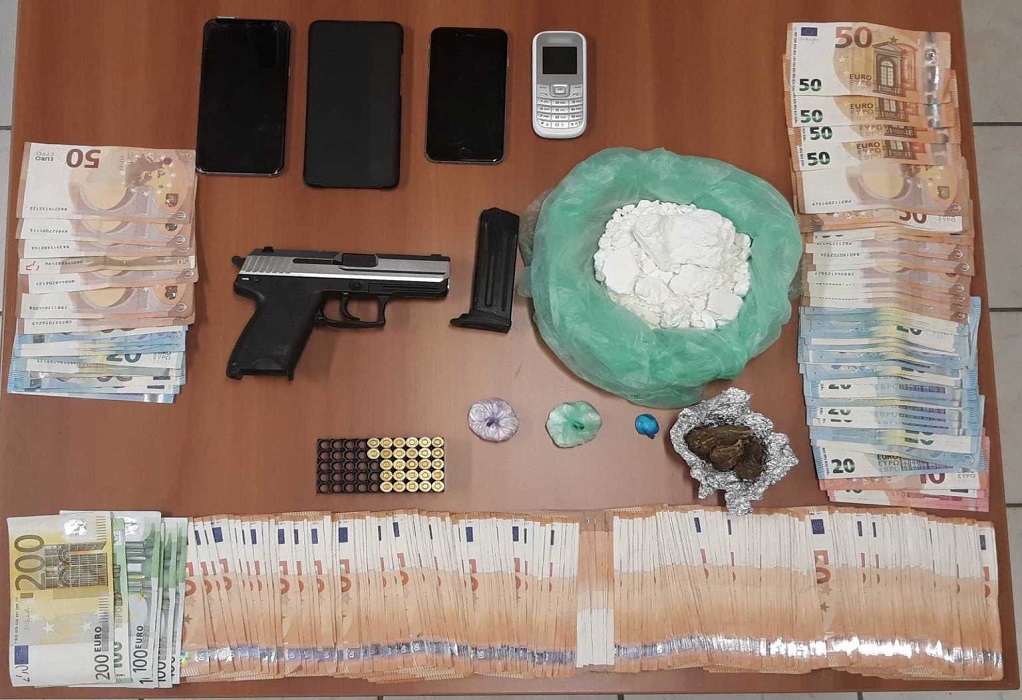 Όπλο αστυνομικού βρέθηκε σε διακινητές ναρκωτικών στην Ημαθία