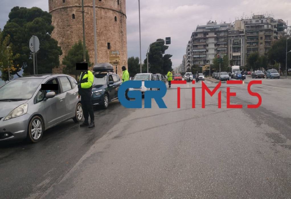 Lockdown: Σαρωτικοί έλεγχοι της αστυνομίας στη Θεσσαλονίκη (ΦΩΤΟ-VIDEO)