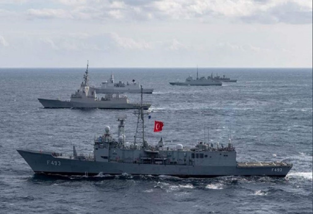 Τουρκική πρόκληση με πολεμικό πλοίο μεταξύ Ρόδου-Καστελόριζου (VIDEO)