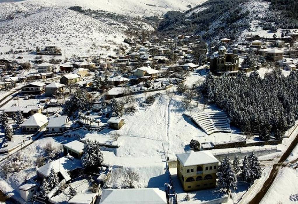 Μήδεια – Μεσόβουνο: Το χωριό με το ρεκόρ χαμηλής θερμοκρασίας (-19,9)