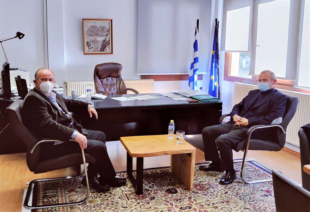 Συνάντηση Ηλ. Χατζηχριστοδούλου με τον Δήμαρχο Δίου – Ολύμπου