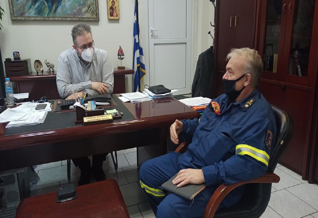 Συνάντηση Π. Τσακίρη με το νέο διοικητή Πυροσβεστικών Υπηρεσιών Θεσσαλονίκης