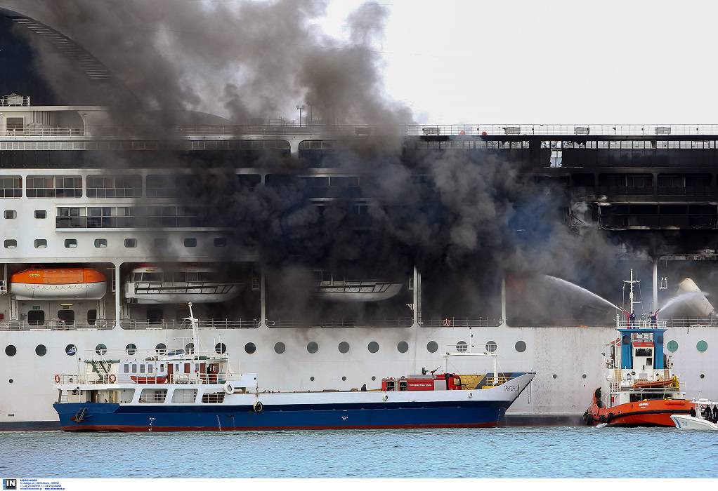 Κέρκυρα: Κατασβήστηκε η πυρκαγιά στο κρουαζιερόπλοιο MSC Lirica