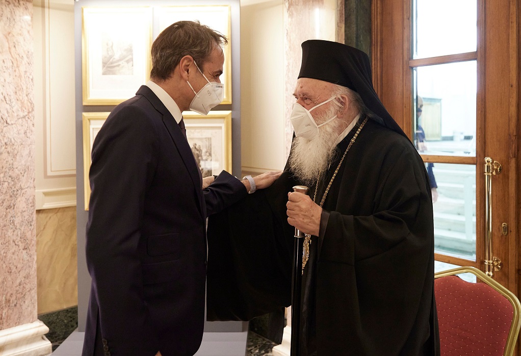 Με τον αρχιεπίσκοπο Ιερώνυμο συναντάται ο πρωθυπουργός