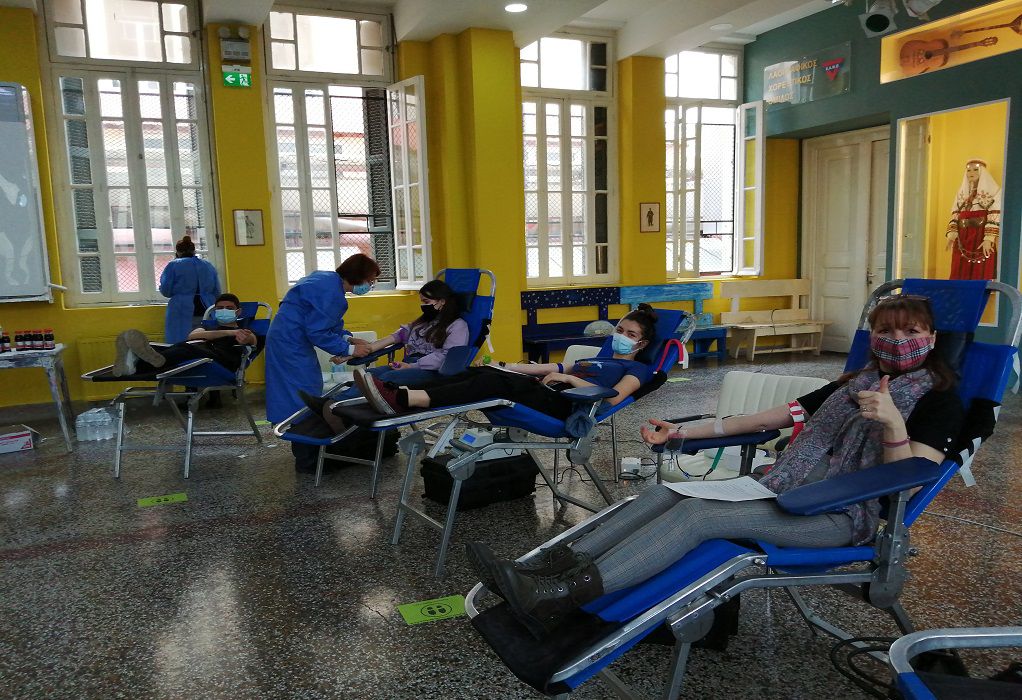 Ξεπέρασε κάθε προσδοκία η συμμετοχή στην εθελοντική αιμοδοσία της ΧΑΝΘ