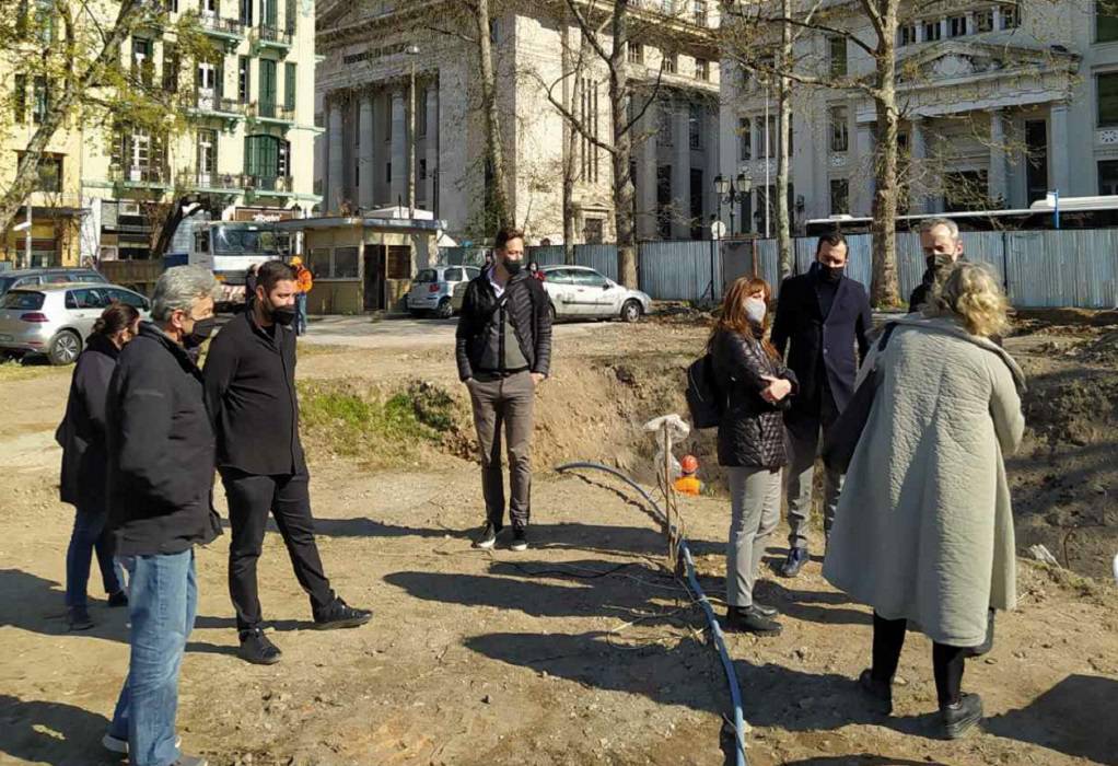 Πλατεία Ελευθερίας: Εγκαταστάθηκε ο ανάδοχος για την αρχαιολογική ανασκαφή