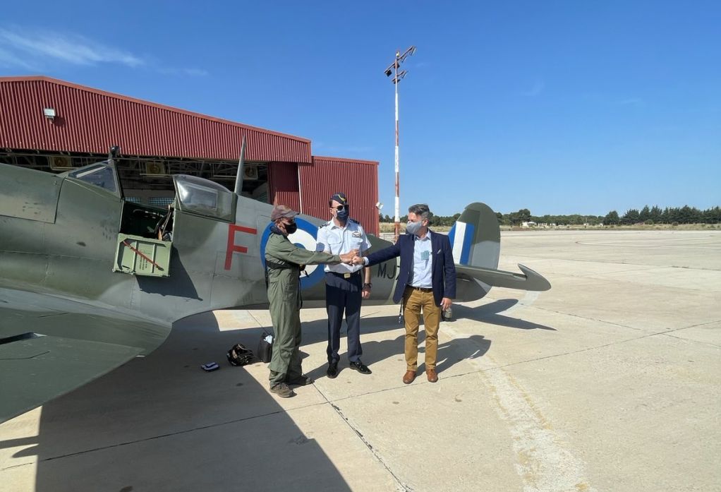 Επέστρεψε στην Ελλάδα το ανακατασκευασμένο Spitfire MJ755 από το Ηνωμένο Βασίλειο (ΦΩΤΟ)