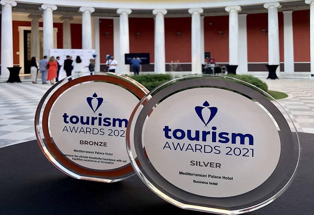 Mediterranean Palace: Δύο βραβεία στα Tourism Awards 2021