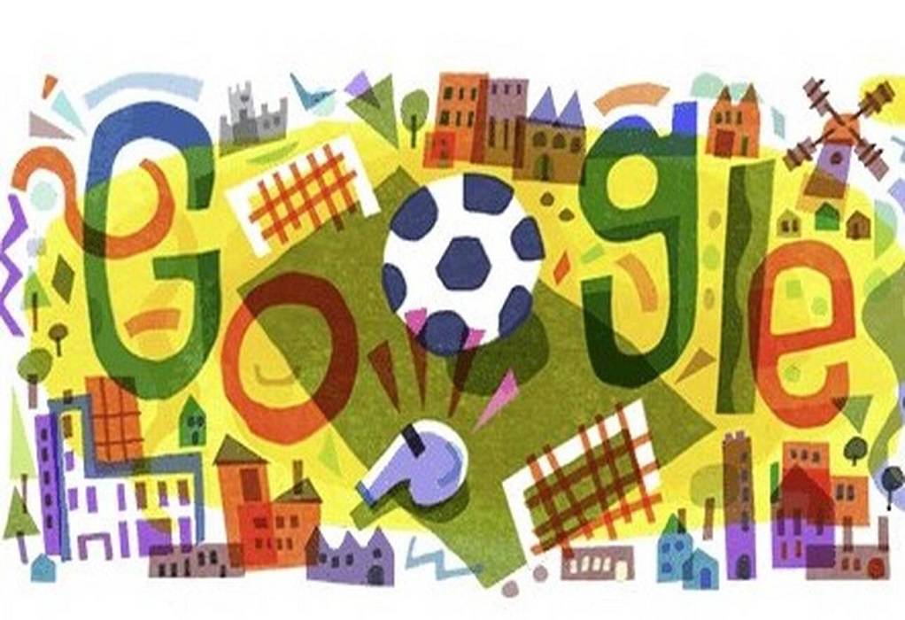 Google: «Σφυρίζει» με doodle την έναρξη του Euro 2020
