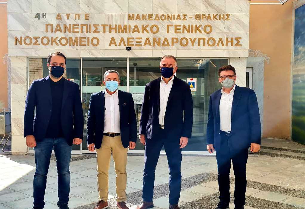 Καλαφάτης: Ήρωες στον ακήρυχτο πόλεμο με τον κορωνοϊό γιατροί και νοσηλευτές του Νοσοκομείου Αλεξανδρούπολης