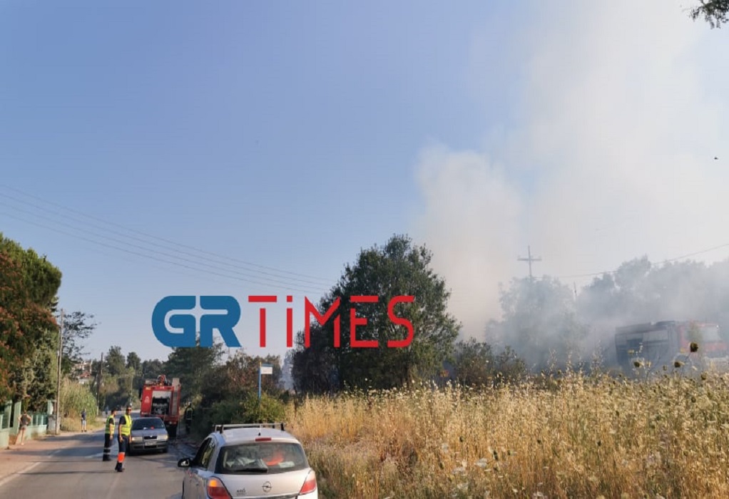 Θεσσαλονίκη: Οριοθετήθηκε η φωτιά στο Πλαγιάρι