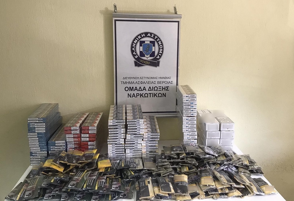 Ημαθία: Συνελήφθη γυναίκα για 710 λαθραία πακέτα τσιγάρων