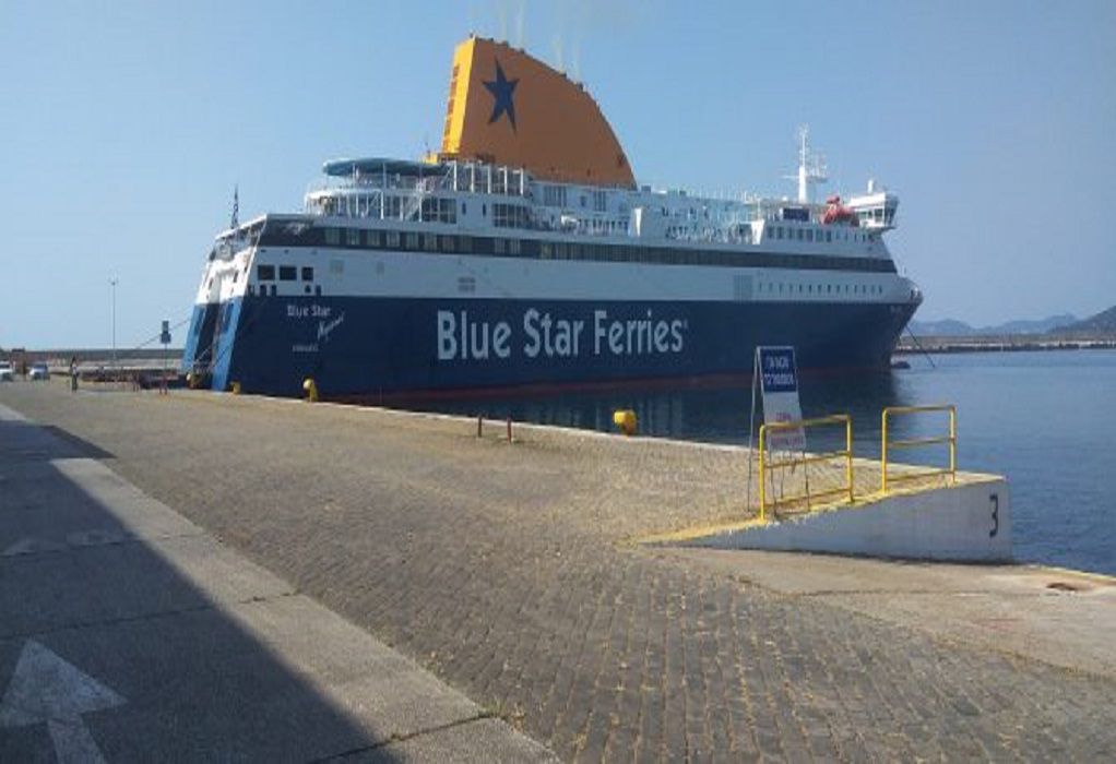 «Blue Star Mykonos»: Καθυστέρησε 3 ώρες να αναχωρήσει από το λιμάνι της Καβάλας