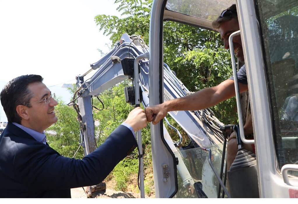 Απόστολος Τζιτζικώστας: Αυτοψία σε έργα υποδομής στην Πιερία