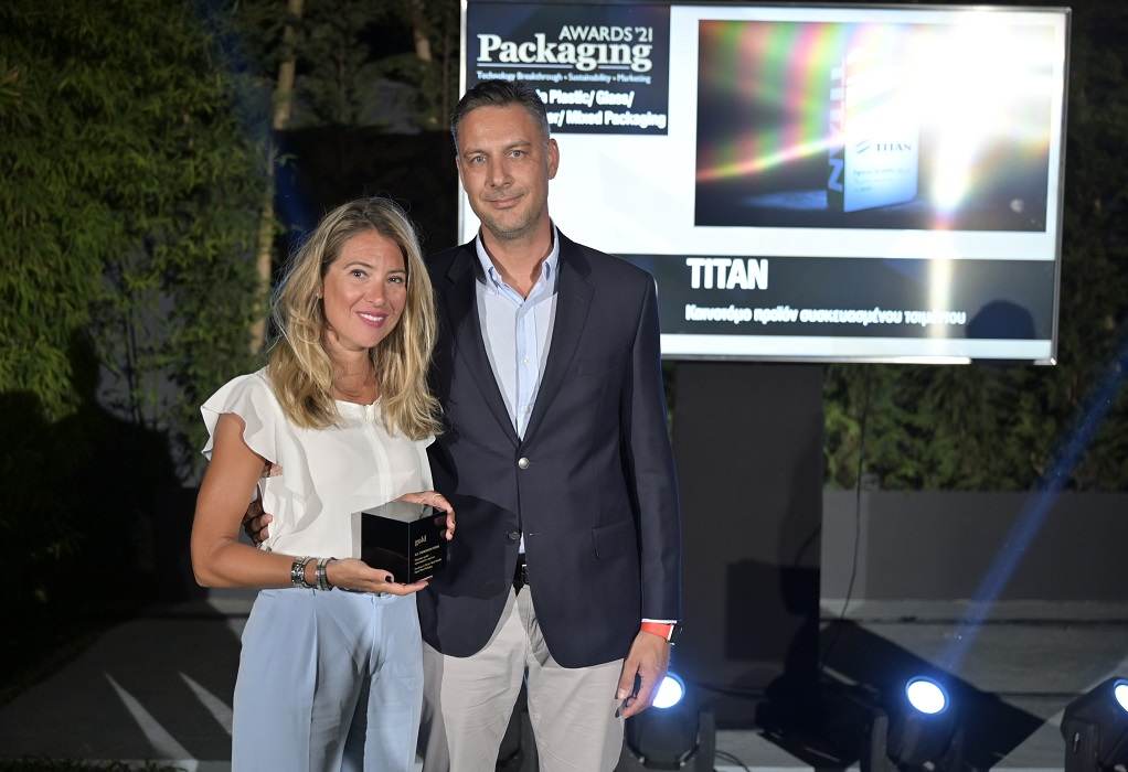ΤΙΤΑΝ: Χρυσά Βραβεία Innovation και Sustainability στα Packaging Awards 2021