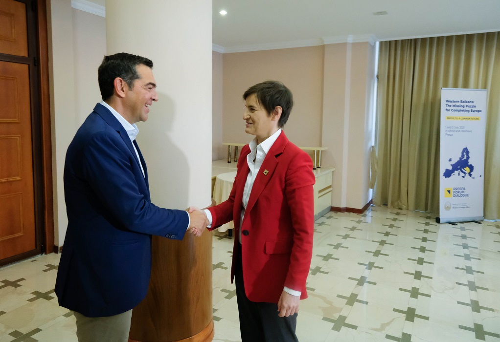 Συνάντηση Αλ. Τσίπρα με την πρωθυπουργό της Σερβίας