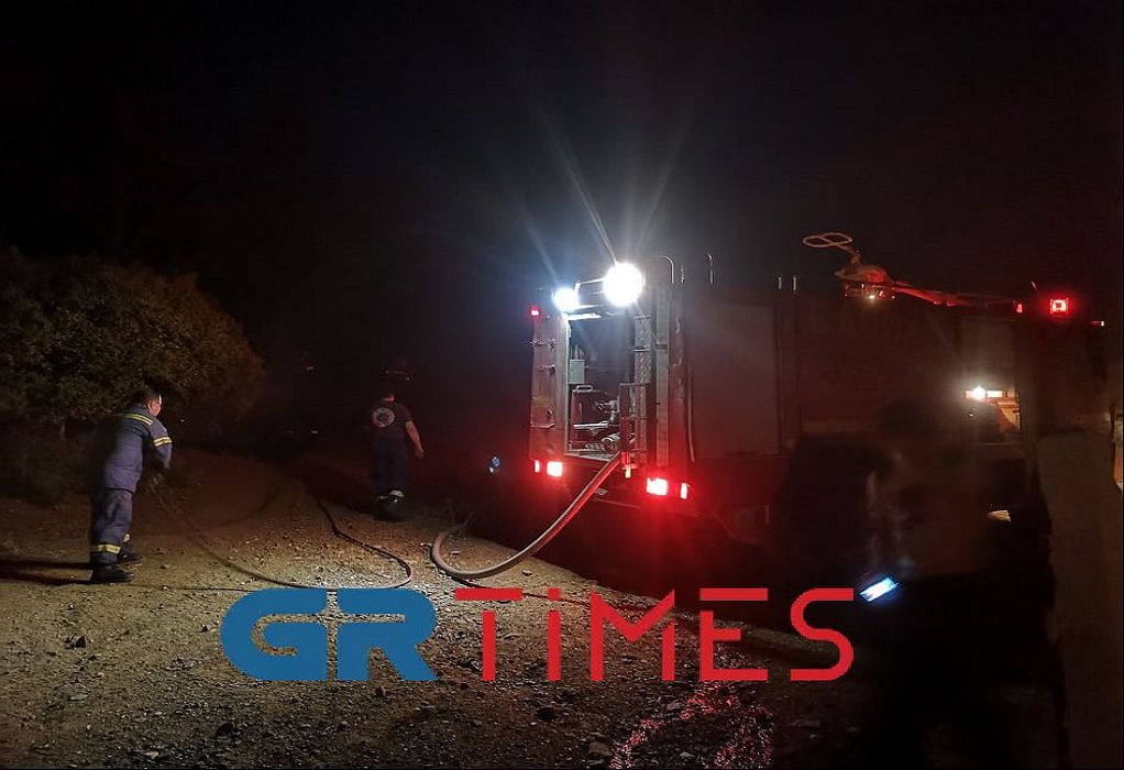 Θεσ/νίκη: Οριοθετήθηκε η φωτιά στη Ν. Ευκαρπία (ΦΩΤΟ-VIDEO)