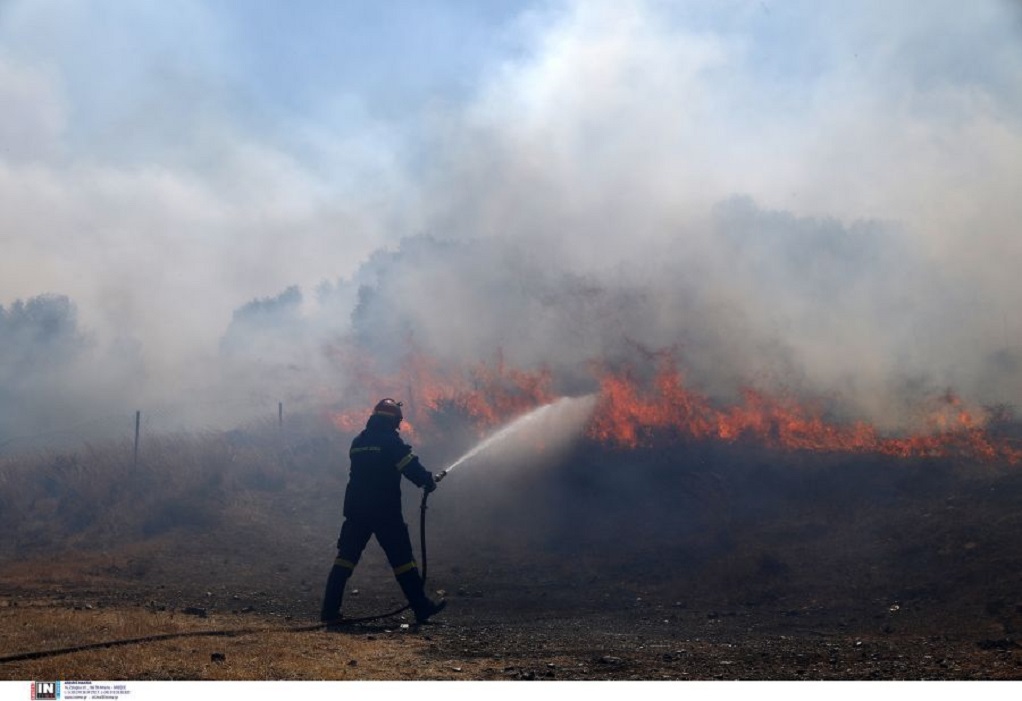 Αττική: Υπό μερικό έλεγχο τέθηκε η πυρκαγιά στον Ασπρόπυργο