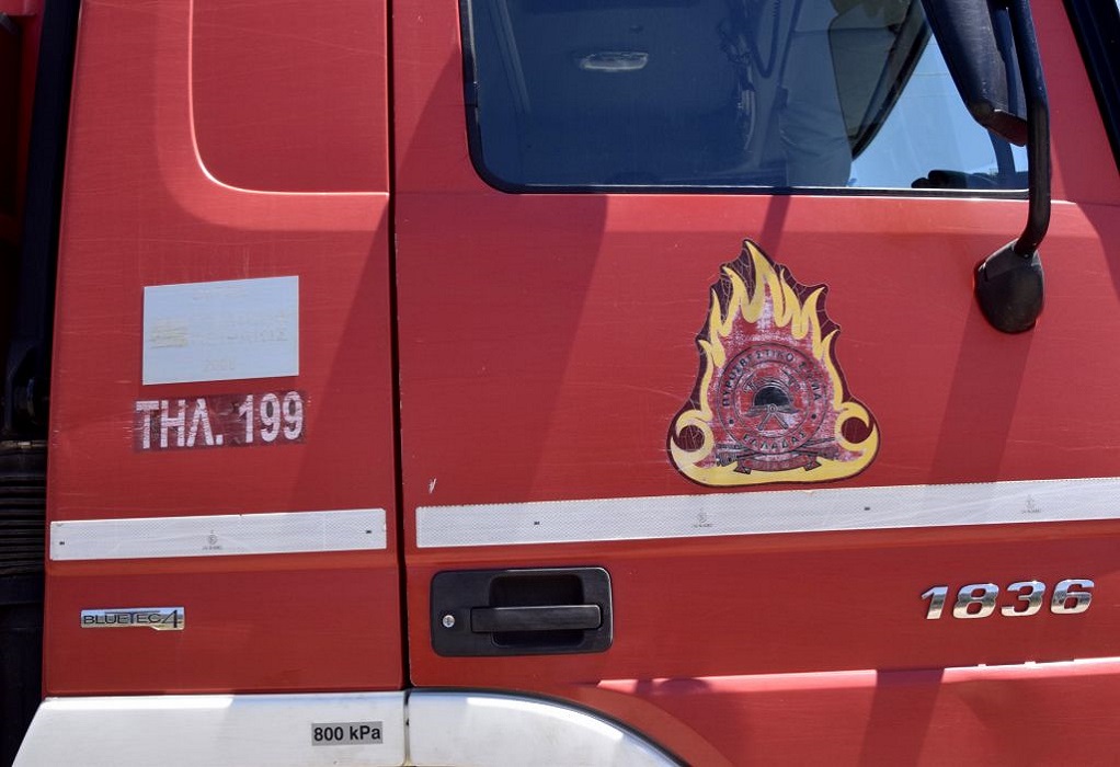 Ν. Ευκαρπία: Επιχείρηση της πυροσβεστικής για κατάσβεση φωτιάς σε απορρίμματα