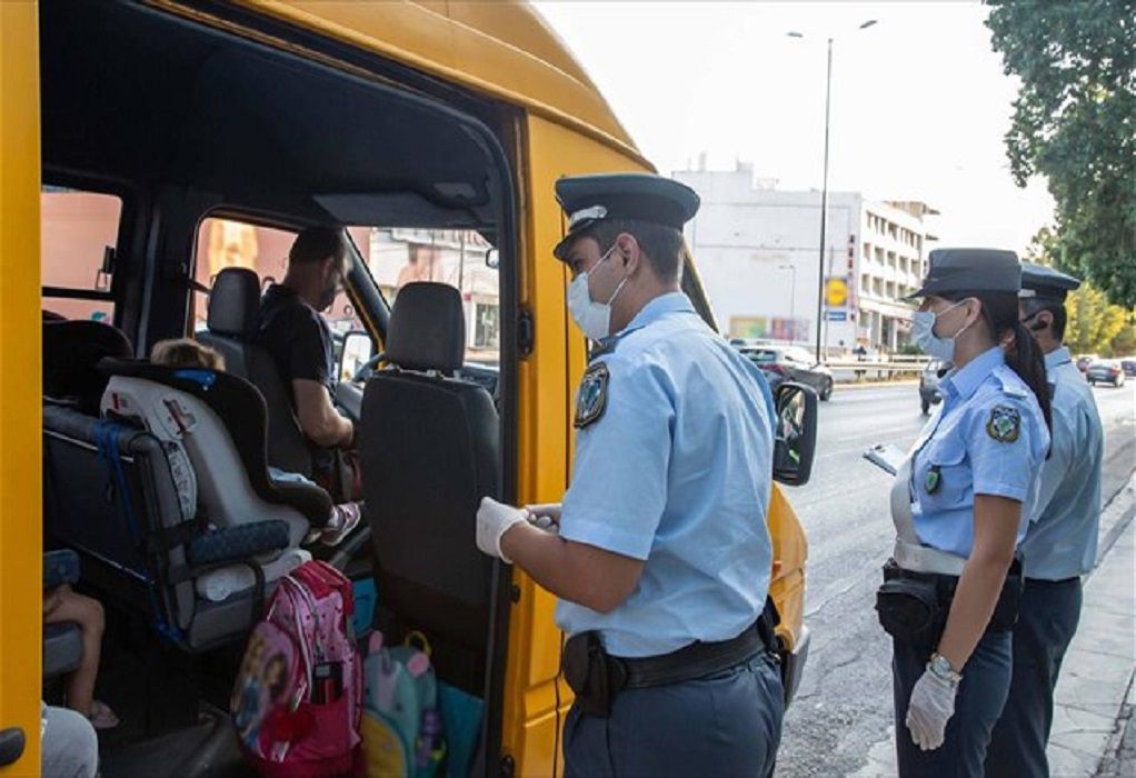 Θεσσαλονίκη: Έλεγχοι στα λεωφορεία και ενημέρωση κυκλοφοριακής αγωγής από την Τροχαία