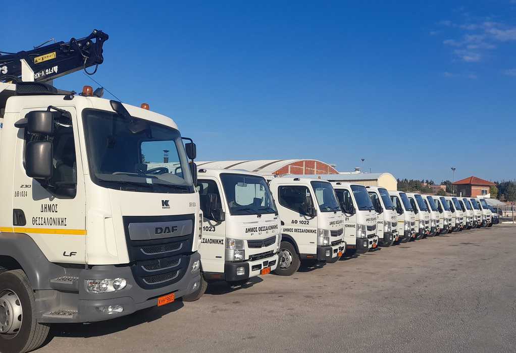 Νέα οχήματα στον στόλο του Δήμου Θεσσαλονίκης – Επιθεώρηση από Ζέρβα – Ζεϊμπέκη