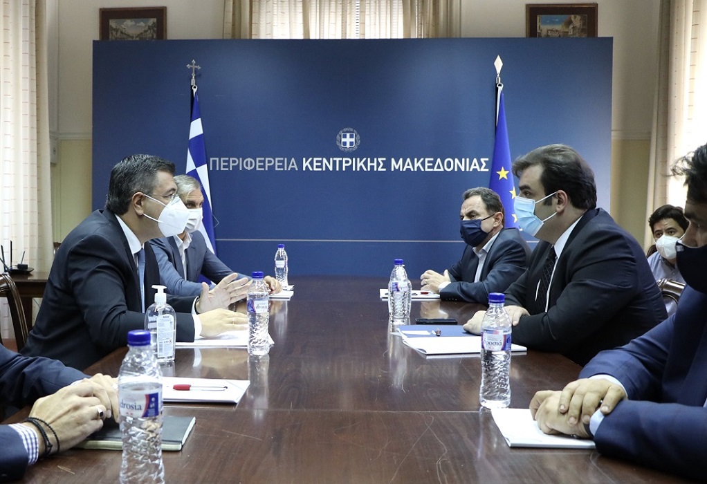 Συνάντηση του Α. Τζιτζικώστα με τον Υπ. Ψηφιακής Διακυβέρνησης Κ. Πιερρακάκη και τους Υφυπουργούς Γ. Γεωργαντά και Θ. Λιβάνιο