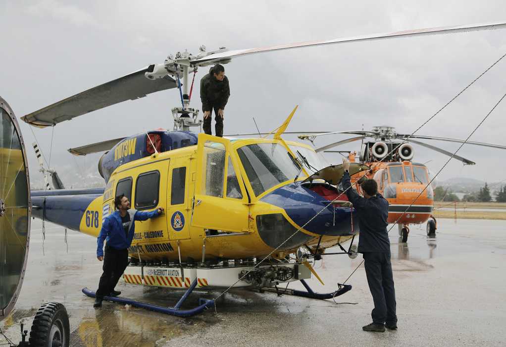 Αναχώρησαν από την Ελλάδα τα 4 ελικόπτερα που είχε φέρει η MYTILINEOS για πυρόσβεση