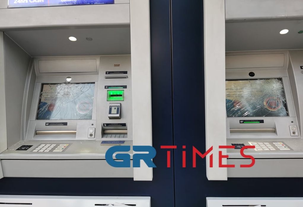 Θεσσαλονίκη: Φθορές σε ΑΤΜ τριών τραπεζών (ΦΩΤΟ-VIDEO)