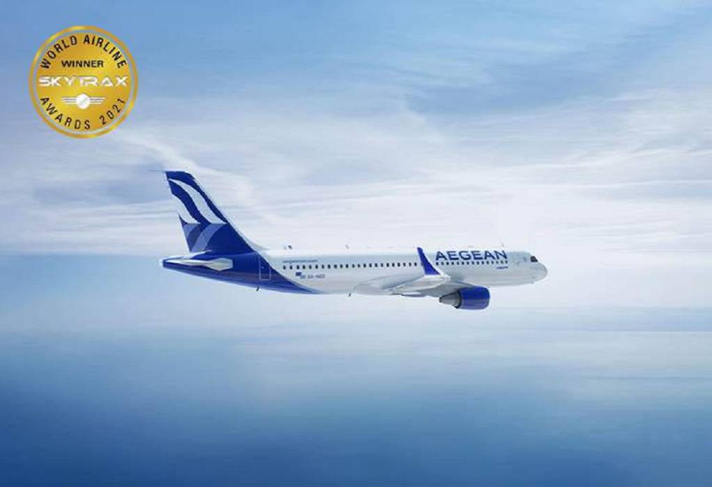 AEGEAN: Πολλές και σημαντικές διακρίσεις στα βραβεία επιβατών Skytrax World Airline Awards 2021