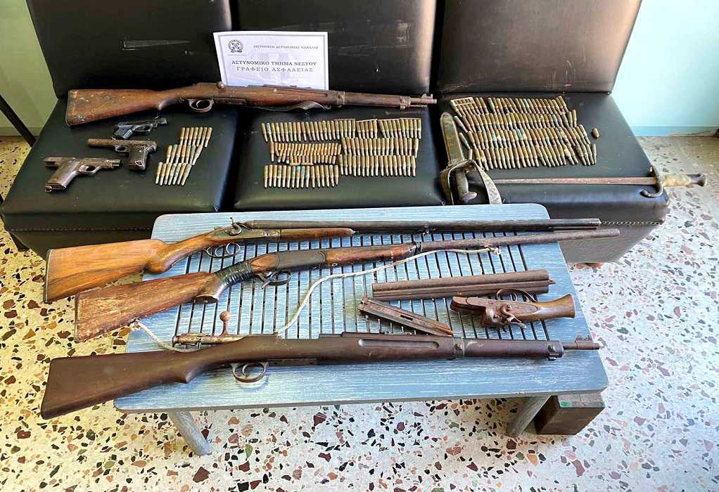 Μία σύλληψη για παράνομη οπλοκατοχή στην Καβάλα