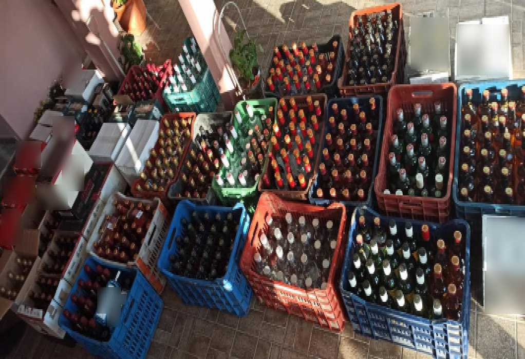 Σέρρες: Χειροπέδες σε 50χρονο – Πουλούσε λαθραία αλκοολούχα ποτά στο κατάστημά του