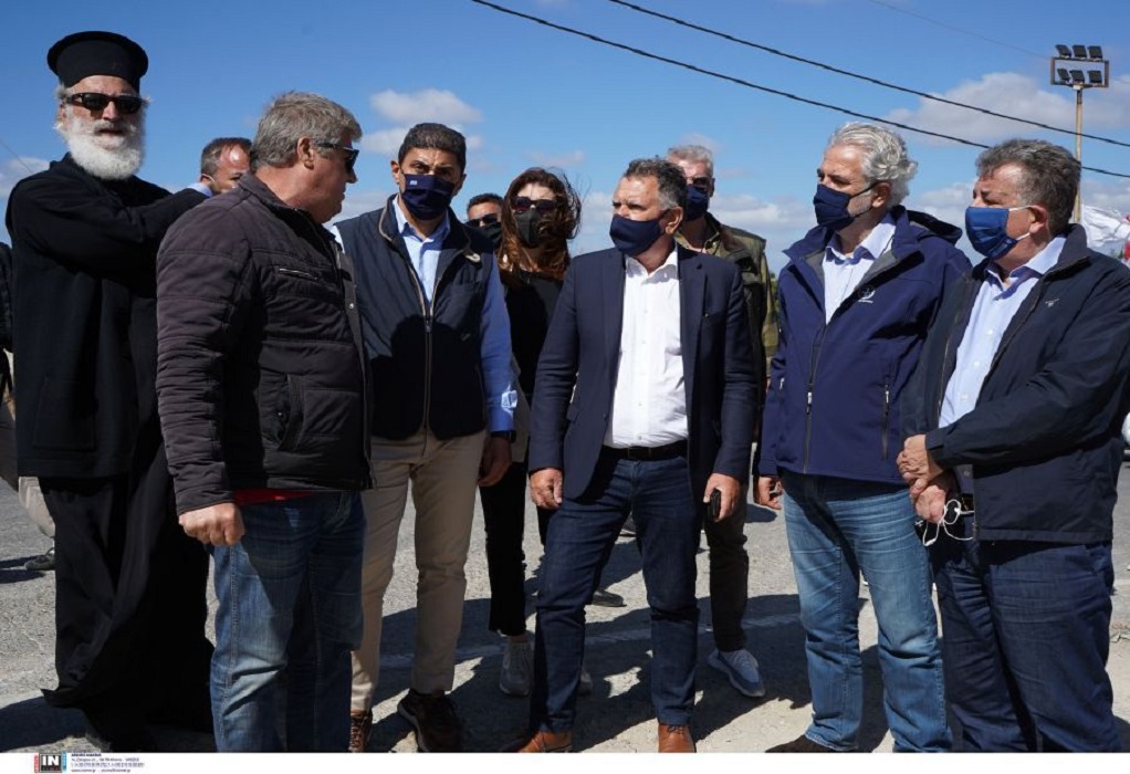 Κρήτη: Επίσκεψη Χ. Στυλιανίδη στις σεισμόπληκτες περιοχές (ΦΩΤΟ)